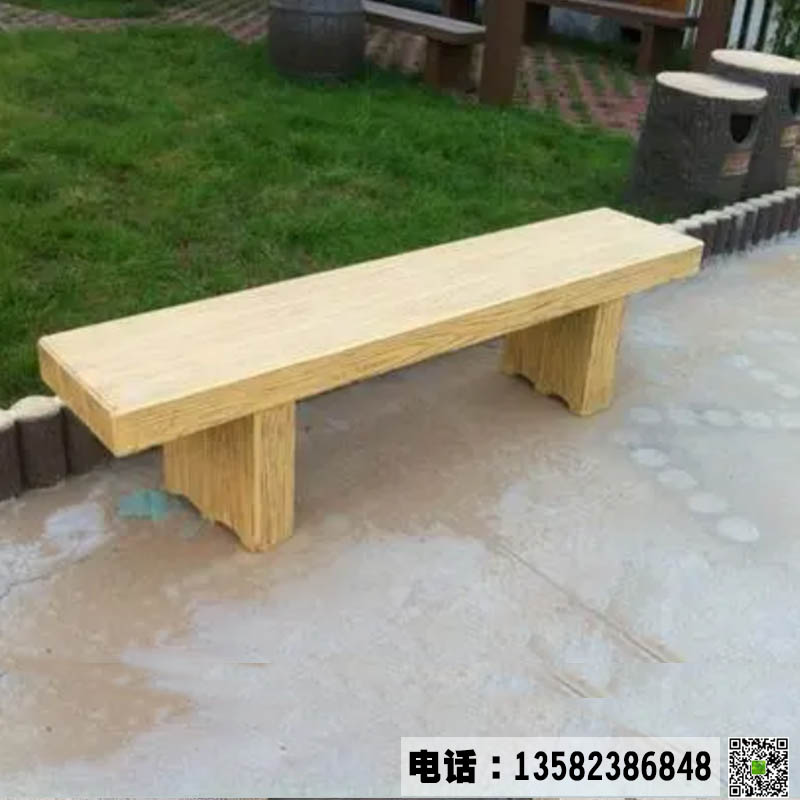水泥仿木凳子加工定制.jpg