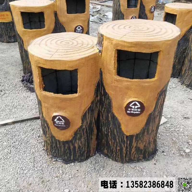 水泥仿木垃圾桶价格.JPG